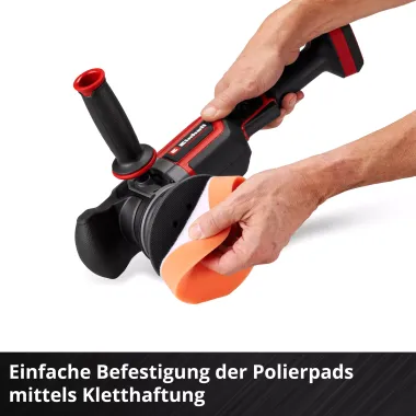 Einhell PROFESSIONAL Akku-Exzenterpolierer CP-EP 18/125 Li BL-Solo, 2093330
