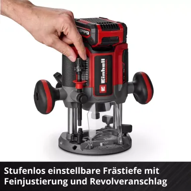 Einhell PROFESSIONAL Akku-Oberfräse TP-RO 18/55 Li BL - Solo, 4350425