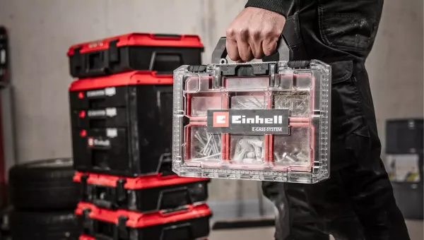 Preview: Einhell Half-Size Organizer E-Case Half Size Sortierbox