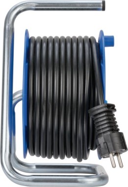 Preview: Brennenstuhl Garant ST 180 Kabeltrommel mit aufgewickeltem 15-m-Kabel – Seitenansicht