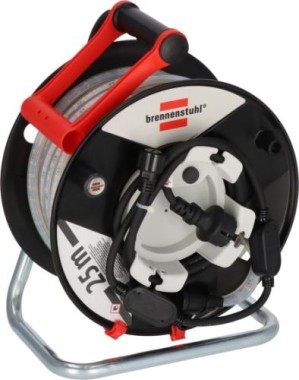 Brennenstuhl LED-Lichtschlauch BS2540SI S auf Aufbewahrungstrommel, 25m, 4000K, einseitig, (IP44), 1171028010