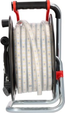 Brennenstuhl LED-Lichtschlauch BS2540SI S auf Aufbewahrungstrommel, 25m, 4000K, einseitig, (IP44), 1171028010