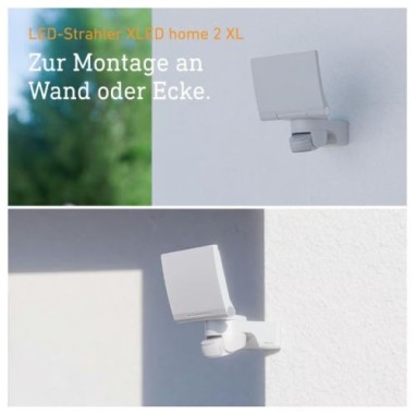 Steinel LED-Strahler XLED home 2 XL S Weiß, 180° Bewegungsmelder, 19,3 W, 030070