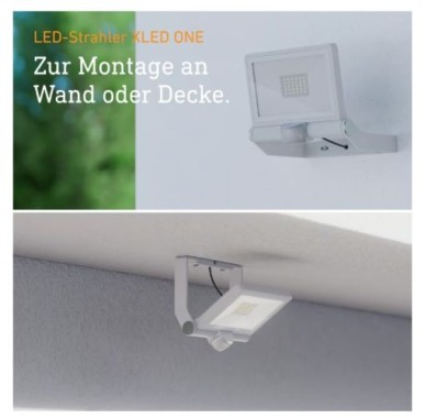 Preview: Steinel LED-Außenstrahler XLED ONE S weiß, 180°-Bewegungsmelder, 065256