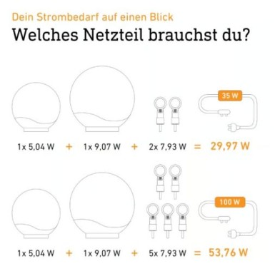 Preview: Steinel 100 W Netzteil 24V, 24V-Garten Zubehör, IP67, 089269