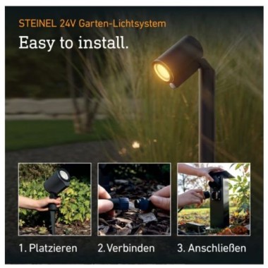 Steinel Wegeleuchte Spot Way SC 24V, RGBWW, Bewegungsmelder, App-Steuerung, 089320
