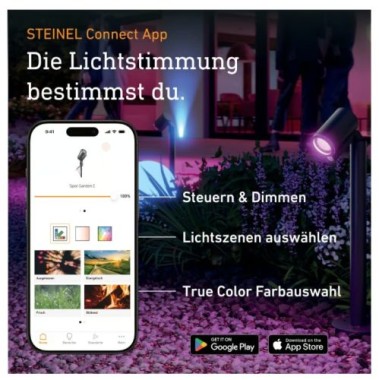 Steinel Wegeleuchte Spot Way C 24V, App-Steuerung, Ohne Sensor, 089337