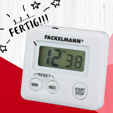 Fackelmann Kurzzeitmesser mit LCD Anzeige, 41923