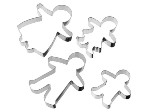 Fackelmann Ausstecher Lebkuchenfamilie 2er Set, 42958