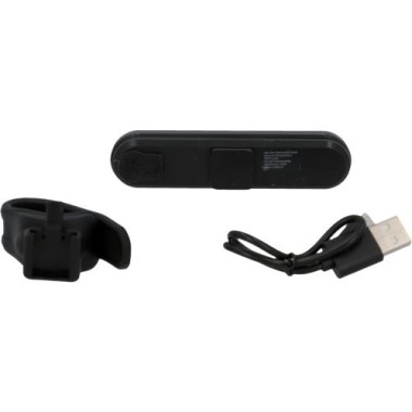 Fischer Batterie LED/USB Rückleuchte Stab mit Universalhalterung 50089