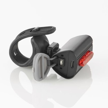 Fischer Akku Rücklicht Twin mit Bodenbeleuchtung 50326