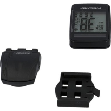 Preview: Fischer Fahrradcomputer Funk Solar FitPlus 50336