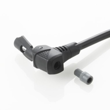 Preview: Fischer Fuß-Standpumpe mit Manometer, 7bar, inkl. Adapter 85575