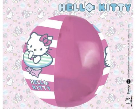 Preview: Happy People Hello Kitty - Wasserball, DM ca. 30 cm, 16973