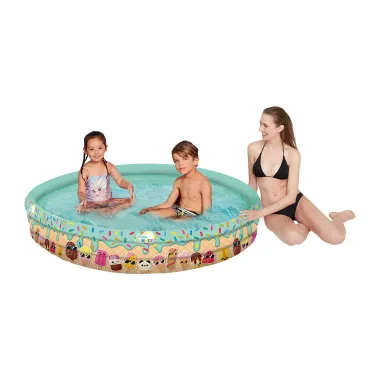 Preview: Happy People Happy Summer Pool ca 122x23cm aufgebl.,3 Ringe, 77449