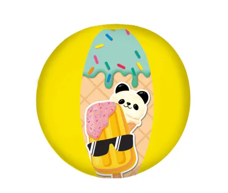 Preview: Happy People Happy Summer 3er Strandset – Wasserball, Schwimmring & Luftmatratze, 77455