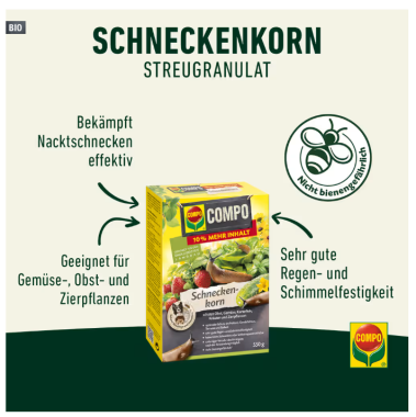 Preview: COMPO Bio Schneckenkorn 1,1 kg, 23367