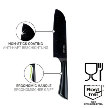 Wenko Santokumesser Ace 17,5 cm, Edelstahl, 55056100