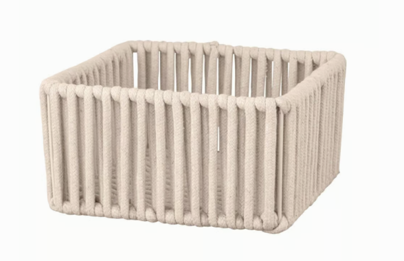Wenko Badkorb Mod. ZOVO M Natur mit Baumwoll-Polyester-Kordel, 25873197