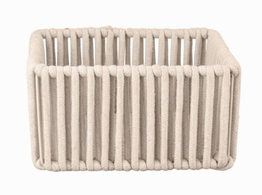 Wenko Badkorb Mod. ZOVO M Natur mit Baumwoll-Polyester-Kordel, 25873197