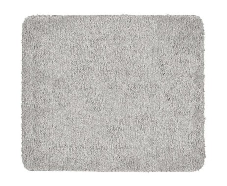 Wenko Badteppich Badia, grau, Polyester, 55x65 cm rutschhemmend, fusselfrei, 26270100