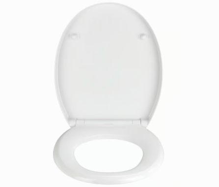 Wenko WC-Sitz Mod. Crevada DuroUnbreakable®, Weiß belastbar bis 1500 kg, Absenkautomatik, 26210100