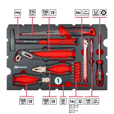 Preview: Einhell Adventskalender 2026 E-Case, 370500