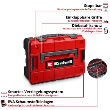 Preview: Einhell E-Case 121-tlg. Werkzeugkoffer KFZ 121-teilig, 370515