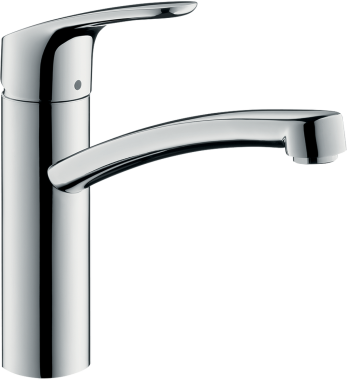 hansgrohe Focus M41 Einhebel-Küchenmischer 160, Niederdruck/offene Warmwasserbereiter, 1jet, 31804000