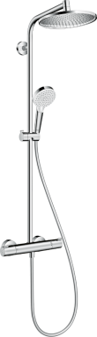 hansgrohe Crometta S Showerpipe 240 1jet EcoSmart mit Thermostat, 27268000
