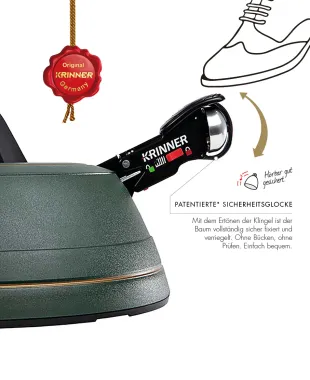 KRINNER Christbaumständer Ultra Grip L, 3,7L, für Bäume bis 270 cm, 94435
