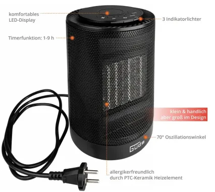 Güde Keramik Heizlüfter GKH 1200 DT, 85173
