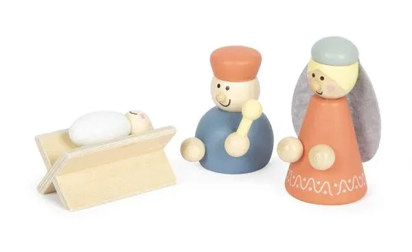 Preview: Small Foot Spielset Holzkrippe Weihnachtsgeschichte, für Kinder ab 3 Jahren, 86642697