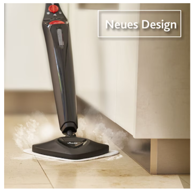 Vileda Steam Plus Dampfreiniger mit 2 Mikrofaserpads, 765101