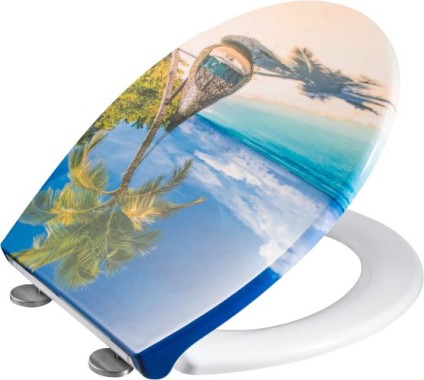 WELLWATER WC-Sitz Erholung, Duroplast, mit Absenkautomatik, ZWKSD2610