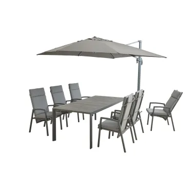 CASAYA Dining-Set New Tolosa, 7 teilig, Aluminium, 915110