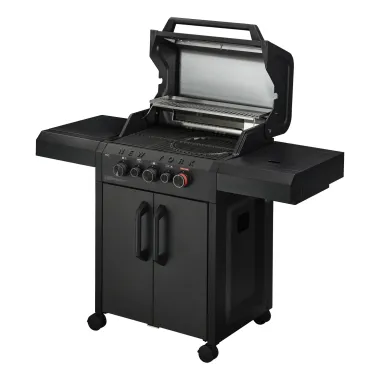 Preview: Mr.Gardener Gasgrill New York, 3 Brenner, Sear-Brenner, matt,  8747