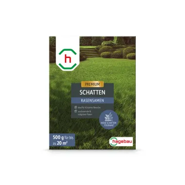 Rasensamen Schattenrasen 0,5Kg Karton für 20 m2, 629600