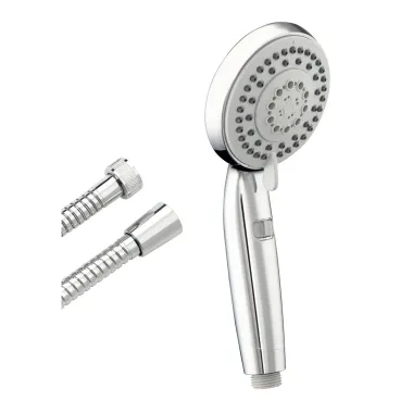 WELLWATER Brause-Set Darkon, 3 Strahlarten, chromfarben, 955187