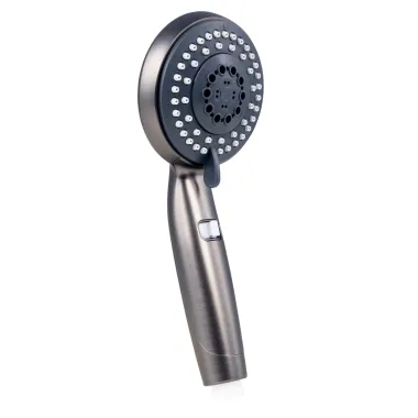 WELLWATER Handbrause Darkon, 6 Strahlarten, silberfarben, 955244