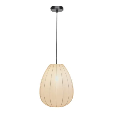 Casaya Pendelleuchte Suri, E27, oval, grau, 997205