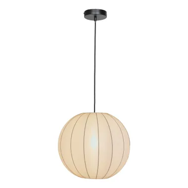 Casaya Pendelleuchte Suri, E27, rund, beige,997206