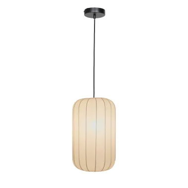 Casaya Pendelleuchte Suri, E27, zylindrisch, beige, 997207