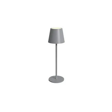 Preview: CASAYA LED-Akkuleuchte Tjörn, 3 w, 250 lm, grau, H: 36,5 cm, 997247