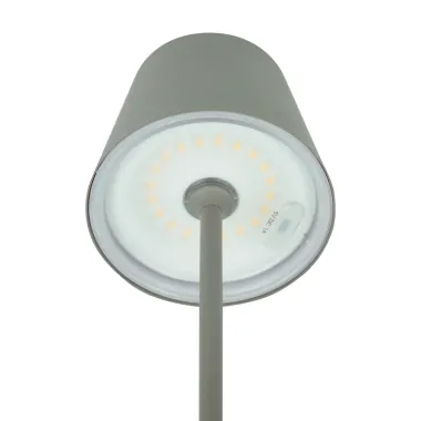 Preview: CASAYA LED-Akkuleuchte Tjörn, 3 w, 250 lm, grau, H: 36,5 cm, 997247