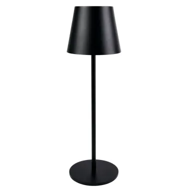 CASAYA LED-Akkuleuchte Tjörn, 3 w, 250 lm, schwarz, H 36,5 cm, stufenlos dimmbar, 977261