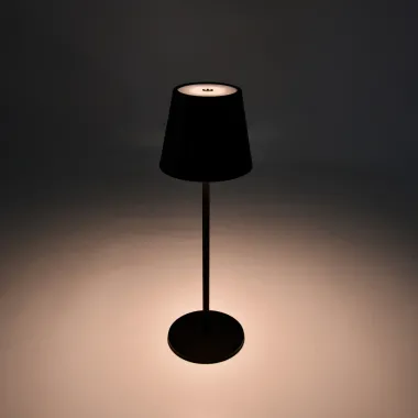 Preview: CASAYA LED-Akkuleuchte Tjörn, 3 w, 250 lm, schwarz, H 36,5 cm, stufenlos dimmbar, 977261