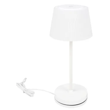 CASAYA LED-Akkuleuchte Tasjö, 2,5 w, 200 lm, weiß, H 31 cm, 997280