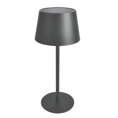 CASAYA LED-Tischleuchte Soelu, ØxH 13 x 30,5 cm, 2,5 W, 280 lm, dimmbar, grau, 997303
