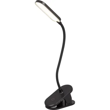 CASAYA LED-Akkuleuchte Narila, mit Klemm-Befestigung, 140 lm, 3000K, schwarz, 997314